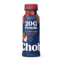 Chobani 20g Drink Strawberry Cream - 10 Ounce