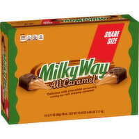 Milky Way All Caramel Milk Chocolate Bar, Share Size, 24 ct. - 24 Each