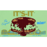 It's-It Ice Cream Sandwich, Mint, 3 Pack