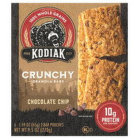 Kodiak Crunchy Chocolate Chip Granola Bars - 6 Each