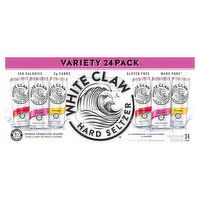 White Claw Hard Seltzer Hard Seltzer, Variety 24 Pack - 24 Each