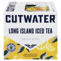 Cutwater Iced Tea, Long Island, 4 Each