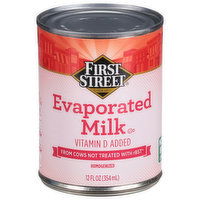 First Street Evaporated Milk - 12 Fluid ounce