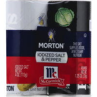 Morton Iodized Salt & Pepper, 5.25 Ounce