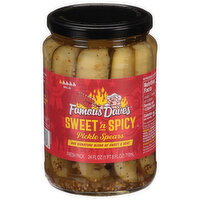 Famous Dave's Mild Sweet 'n Spicy Pickle Spears