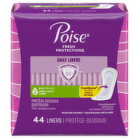 Poise Very Light Long Daily Liners - 44 Each