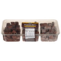 First Street Brownie Bites, Plain, Sugar & Powdered Sugar - 36 Ounce