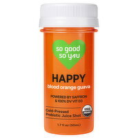 So Good So You Happy Blood Orange Guava Probiotic Juice Shot - 1.7 Fluid ounce