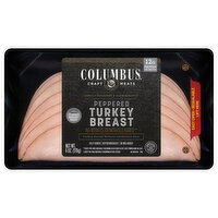 Columbus Peppered Sliced Turkey Breast - 6 Ounce
