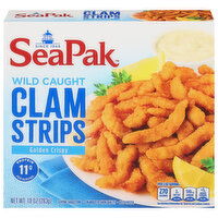 SeaPak Clam Strips, Wild Caught, Golden Crispy