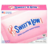 Sweet 'N Low Sweetener, Zero Calorie - 250 Each