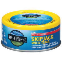 Wild Planet No Salt Added Skipjack Wild Tuna - 5 Ounce