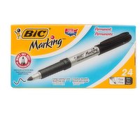 BIC Marking Pen Black - 24 Each