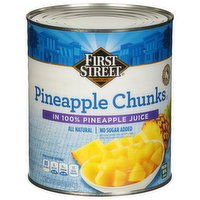 First Street Pineapple Chunks - 107 Ounce