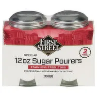 First Street Sugar Pourers, 12 Ounce - 2 Each