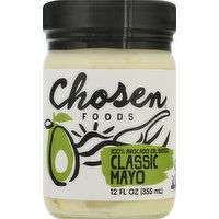 Chosen Foods Mayo, Classic, 12 Ounce