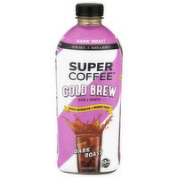 Super Coffee Dark Roast Black & Unsweet Cold Brew - 50 Fluid ounce