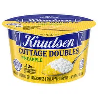 Knudsen Cottage Cheese Doubles, Pineapple - 4.7 Ounce