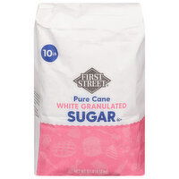 First Street Pure Cane White Granulated Sugar - 10 Pound