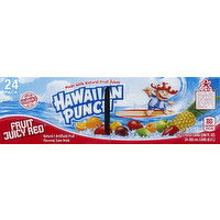 Hawaiian Punch Juice Drink, Fruit Juicy Red, 24 Pack - 24 Each