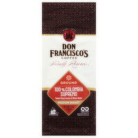 Don Francisco's Coffee, Ground, Medium Roast, 100% Colombia Supremo - 12 Ounce