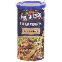 Progresso Bread Crumbs, Garlic & Herb - 15 Ounce