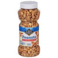 First Street Peanuts, Dry Roasted & Salted - 16 Ounce