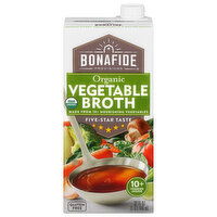 Bonafide Provisions Vegetable Broth, Organic - 32 Fluid ounce