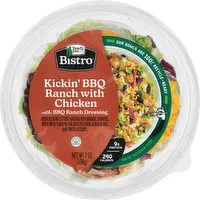 Ready Pac Foods Salad, Kickin' BBQ Ranch with Chicken, 7 Ounce