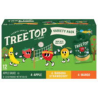 Tree Top Apple/Banana Strawberry/Mango Apple Sauce Variety Pack, 12 Each