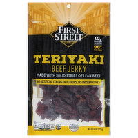 First Street Beef Jerky, Teriyaki - 8 Ounce