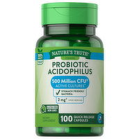 Nature's Truth Probiotic Acidophilus, Quick Release Capsule - 100 Each