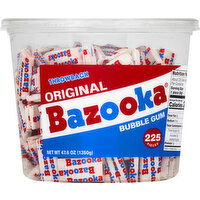 Bazooka Bubble Gum, Original - 225 Each