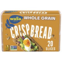 Wasa Whole Grain Crispbread - Crackers, Non-GMO Ingredients, Fat Free, Made with 100% Whole Grains, 9.2 Ounce