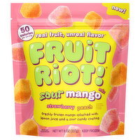 Fruit Riot! Strawberry Peach Sour Mango Mix - 8 Ounce