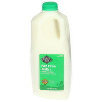 First Street Milk, Fat Free - 0.5 Gallon