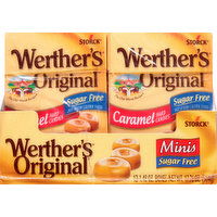 Werther's Original Hard Candies, Sugar Free, Caramel, Minis - 12 Each