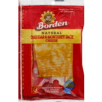 Borden Cheese, Slices, Cheddar & Monterey Jack - 10 Each