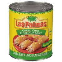 Las Palmas Enchilada Sauce, Green Chile, Medium - 102 Ounce