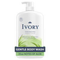 Ivory Gentle Body Wash, Notes of Aloe - 35 Ounce