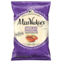 Miss Vickie's Potato Chips, Applewood Smoked BBQ, Kettle Cooked - 8 Ounce