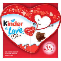Kinder Milk Chocolate, Mini Hearts - 3.7 Ounce