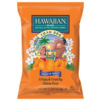 Hawaiian Potato Chips, Luau BBQ, Kettle Style - 7.5 Ounce