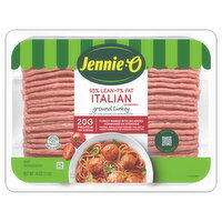 Jennie-O Turkey, Ground, 93%/7%, Italian Seasoned - 16 Ounce