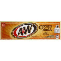 A&W Cream Soda, 12 Pack - 12 Each