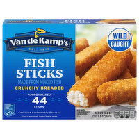 Van de Kamp's Fish Sticks, Crunchy Breaded - 24.6 Ounce