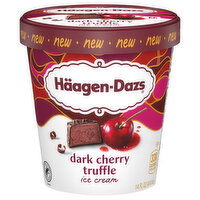 Haagen-Dazs Dark Cherry Truffle Ice Cream - 14 Ounce