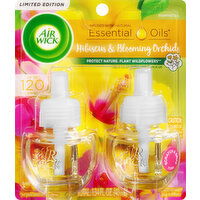 Air Wick Scented Oil Refills, Hibiscus & Blooming Orchids - 2 Each