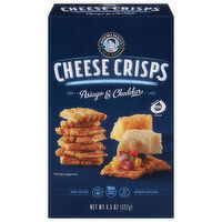 John Wm. Macy's Cheese Crisps, Asiago & Cheddar - 4.5 Ounce