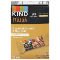 Kind Bars, Caramel Almond & Sea Salt, Minis, 10 Each